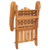 Garden Adirondack Chairs 2 pcs Solid Wood Acacia - Top-Down View
