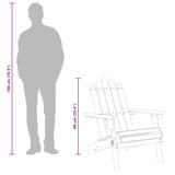 Garden Adirondack Chairs 2 pcs Solid Wood Acacia - Extra Image