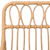 Garden Chairs 2 pcs with Armrest 56x64x80 cm PE Rattan - Close-Up Angle