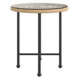 Dining Table ?50 cm Tempered Glass and Steel