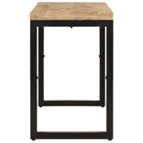Dining Table 110x50x76 cm Solid Wood Mango - Top-Down View
