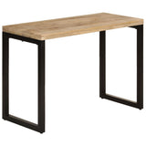 Dining Table 110x50x76 cm Solid Wood Mango - Extra Image