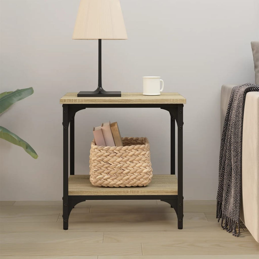 Side Table Sonoma Oak 40x30x42 cm Engineered Wood