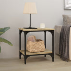 Side Table Sonoma Oak 40x30x42 cm Engineered Wood
