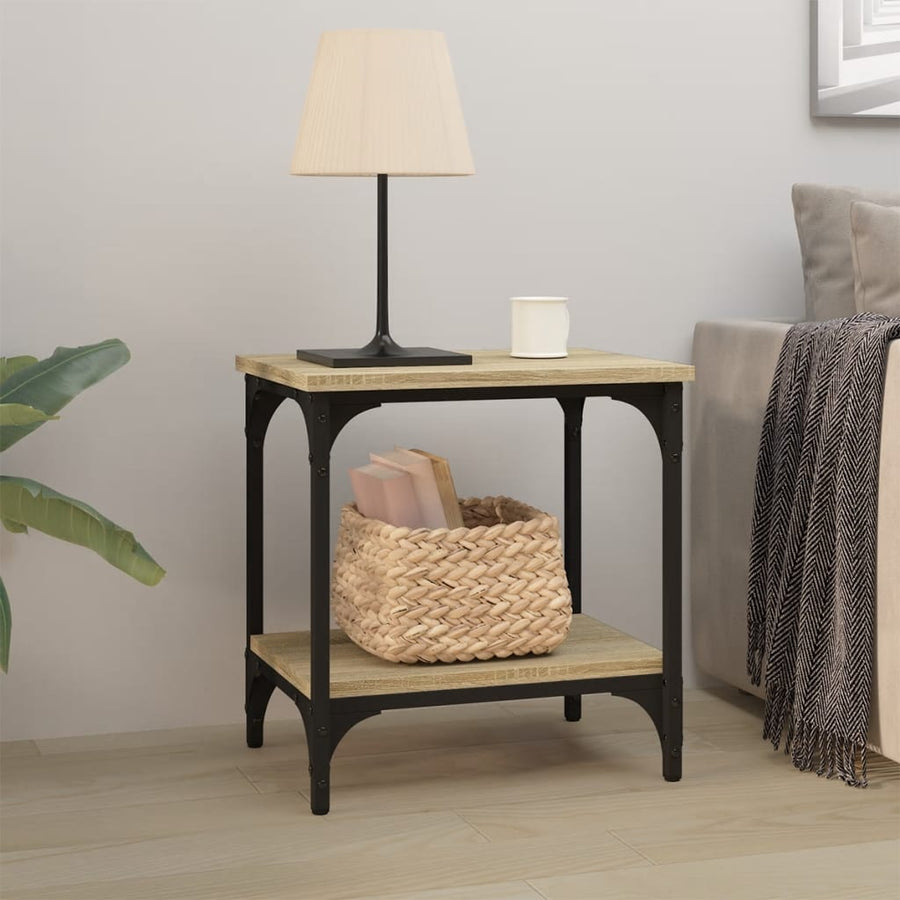 Side Table Sonoma Oak 40x30x42 cm Engineered Wood