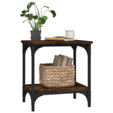 Side Table Smoked Oak 40x30x42 cm Engineered Wood
