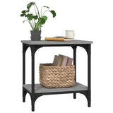 Side Table Grey Sonoma 40x30x42 cm Engineered Wood - Top-Down View