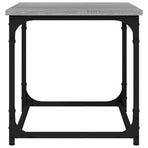 Side Table Grey Sonoma 40x40x40 cm Engineered Wood