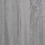 Coffee Table Grey Sonoma 80x50x40 cm Engineered Wood and Iron