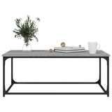 Coffee Table Grey Sonoma 102x50x40 cm Engineered Wood and Iron - 45-Degree Angle