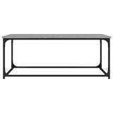 Coffee Table Grey Sonoma 102x50x40 cm Engineered Wood and Iron