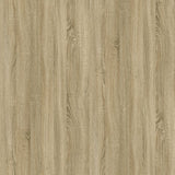 Coffee Table Sonoma Oak 100x50x45 cm Engineered Wood and Iron
