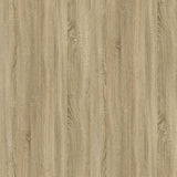 Coffee Table Sonoma Oak 80x45x45 cm Engineered Wood and Iron