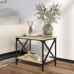Side Table Sonoma Oak 55x38x45 cm Engineered Wood