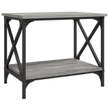 Side Table Grey Sonoma 55x38x45 cm Engineered Wood