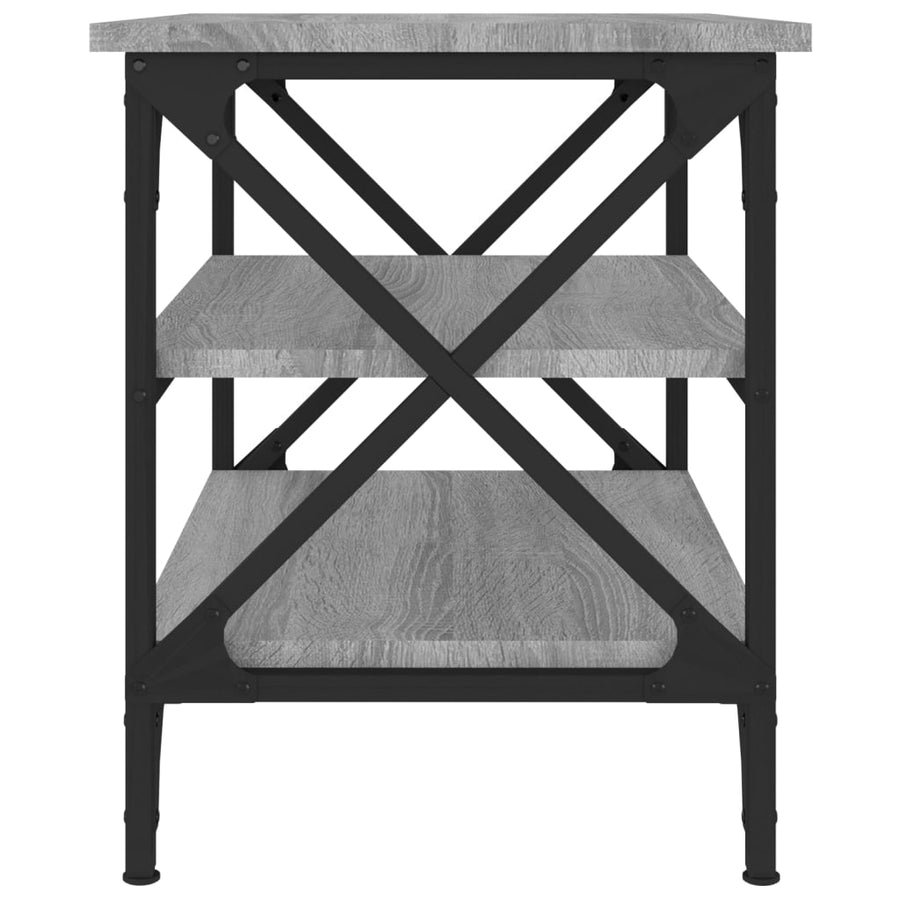 Side Table Grey Sonoma 55x38x45 cm Engineered Wood