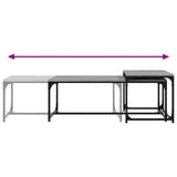 Coffee Tables 2 pcs Grey Sonoma Engineered Wood
