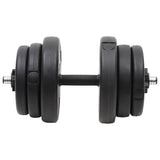 Dumbbell with Plates 40 kg - Side View