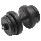 Dumbbell with Plates 40 kg - Top-Down View