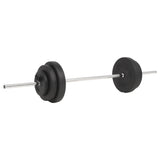 Barbell with Plates 60 kg - Side View
