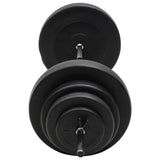 Barbell with Plates 60 kg - Rear View