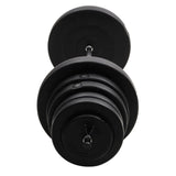 Barbell with Plates 90 kg - Top-Down View