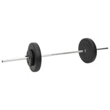 Barbell and Dumbbell with Plates 60 kg - Side View