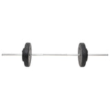 Barbell and Dumbbell with Plates 60 kg - Top-Down View