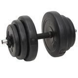 Barbell and Dumbbell with Plates 60 kg - Rear View