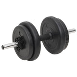 Barbell and Dumbbell with Plates 60 kg - Close-Up Angle