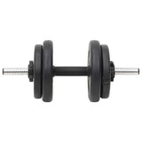 Barbell and Dumbbell with Plates 60 kg - Low Angle