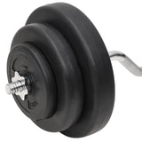 Curl Barbell and Dumbbell with Plates 60 kg - Extra Image