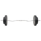 Barbell and Dumbbell with Plates 60 kg - Top-Down View