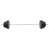 Barbell and Dumbbell with Plates Set 120 kg - 45-Degree Angle