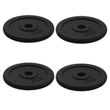 Dumbbell with Plates Set 40 kg Cast Iron and Chrome Plated Steel