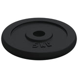 Dumbbell with Plates Set 40 kg Cast Iron and Chrome Plated Steel
