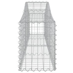 Arched Gabion Baskets 5 pcs 200x30x40/60 cm Galvanised Iron