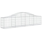 Arched Gabion Baskets 18 pcs 200x30x40/60 cm Galvanised Iron