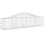 Arched Gabion Baskets 20 pcs 200x30x40/60 cm Galvanised Iron