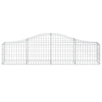 Arched Gabion Baskets 20 pcs 200x30x40/60 cm Galvanised Iron
