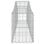 Arched Gabion Baskets 20 pcs 200x30x40/60 cm Galvanised Iron
