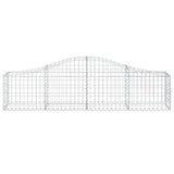 Arched Gabion Baskets 40 pcs 200x30x40/60 cm Galvanised Iron