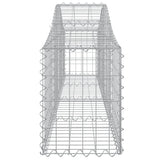 Arched Gabion Baskets 40 pcs 200x30x40/60 cm Galvanised Iron