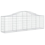 Arched Gabion Baskets 30 pcs 200x30x60/80 cm Galvanised Iron