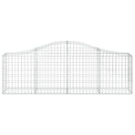 Arched Gabion Baskets 30 pcs 200x30x60/80 cm Galvanised Iron