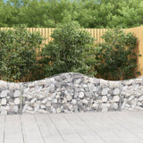 Arched Gabion Baskets 30 pcs 200x30x60/80 cm Galvanised Iron