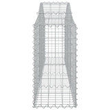 Arched Gabion Baskets 40 pcs 200x30x60/80 cm Galvanised Iron