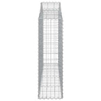 Arched Gabion Baskets 12 pcs 200x30x100/120 cm Galvanised Iron