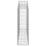Arched Gabion Baskets 13 pcs 200x30x100/120 cm Galvanised Iron