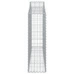 Arched Gabion Baskets 14 pcs 200x30x100/120 cm Galvanised Iron